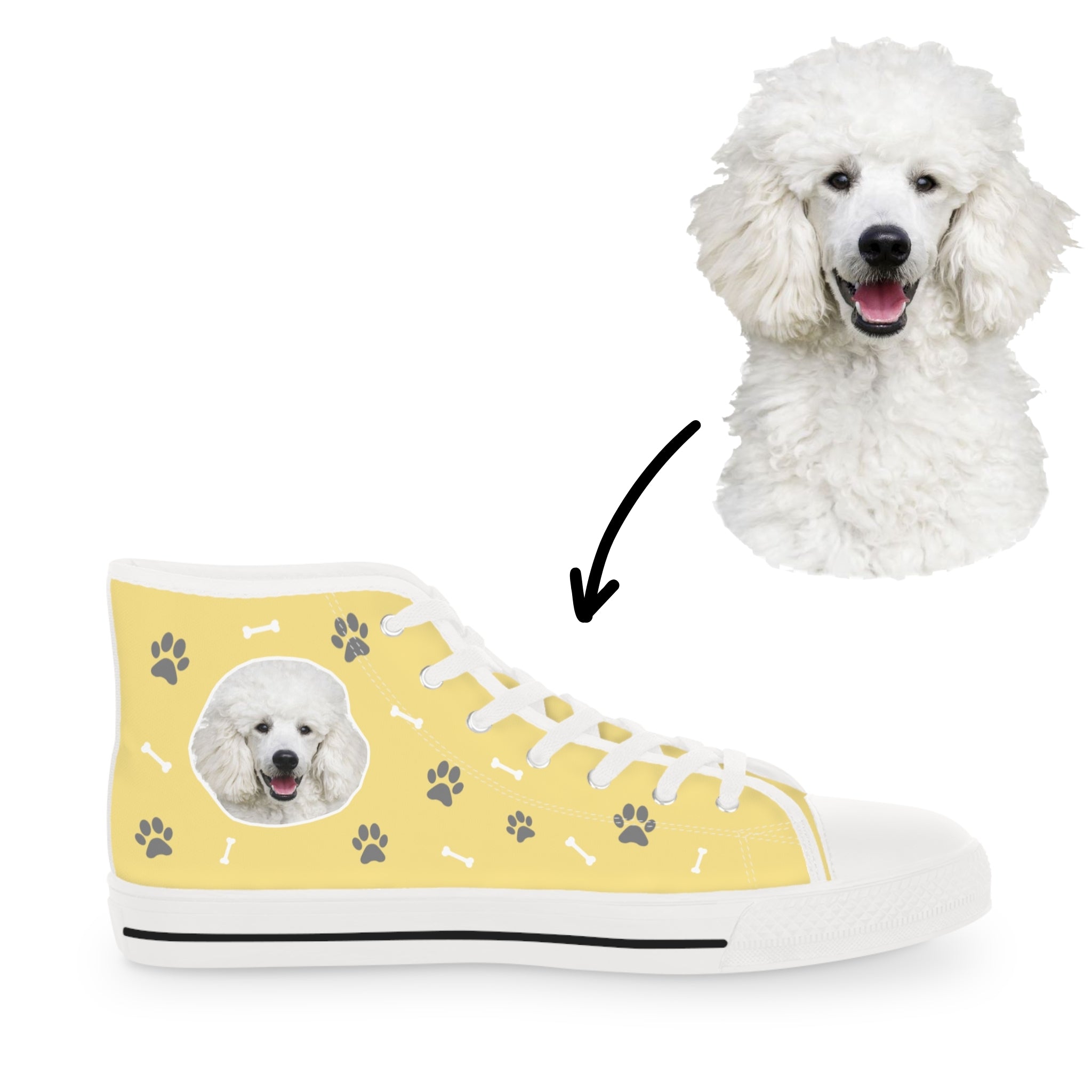 Personalized Dog High Top Sneakers