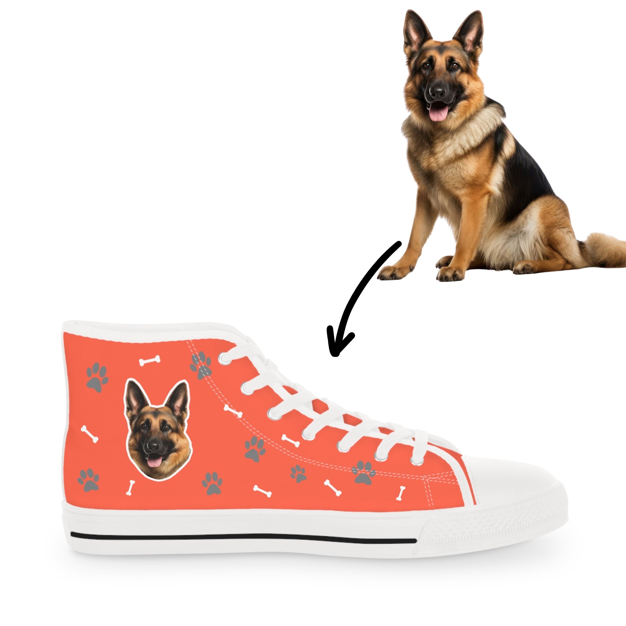 Personalized Dog High Top Sneakers